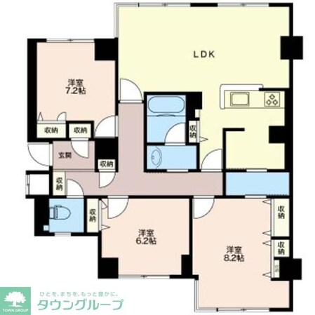 グリーンホームズ1の物件間取画像